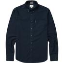 BEN SHERMAN Mod Organic Cotton Oxford shirt (Navy)