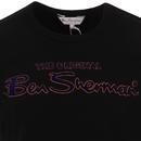 BEN SHERMAN Archive Retro Flock Chest Logo Tee A