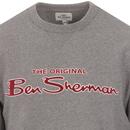 BEN SHERMAN Archive Flock Print Retro Sweatshirt A