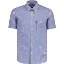 Ben Sherman Mod Fit Men's S/S Gingham Shirt (DB)