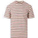 BEN SHERMAN Men's Retro 60s Multi Stripe T-Shirt