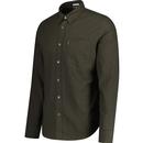 BEN SHERMAN 60s Mod Button Down Oxford Shirt Camo