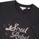 BEN SHERMAN Soul rebel Retro 70s Type Tee (Black)