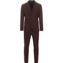 BEN SHERMAN 3 Button Tonic Suit Jacket (TOBACCO)