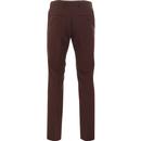 BEN SHERMAN 60s Mod Tonic Suit Trousers (Tobacco)