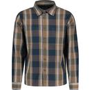 Ben Sherman Retro Cotton Twill Check Overshirt D