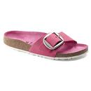 birkenstock womens madrid big buckle sandals fuchsia pink