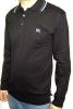 'Baracuta G9 Polo Shirt' - Long Sleeve (Black)