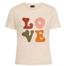 Bright and Beautiful Milly Retro 60s Love Autumn Colours T-Shirt