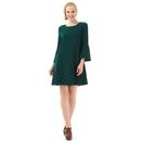Greta BRIGHT & BEAUTIFUL Retro Plain Dress Green