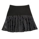 Brigitte Bardot Elen Retro Mod Mini Skirt in Black