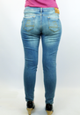 Ewy BRIGITTE BARDOT Retro Mod 60s Skinny Jeans