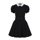 Bunny Moon COLLECTIF Vintage Doll Dress - Black