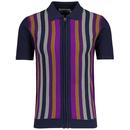 Capitol Madcap England Mod Stripe Zip Polo (NB)