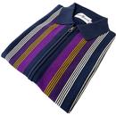 Capitol Madcap England Mod Stripe Zip Polo (NB)