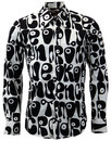 Moloko CHENASKI Retro Sixties Pop Art Mod Shirt BW