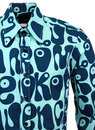 Moloko CHENASKI Retro 1960s Mod Pop Art Mod Shirt