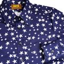 Stars CHENASKI Retro 1970's All Over Print Shirt