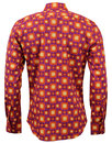 Box Tops CHENASKI Retro 70s Geometric Shirt (V)