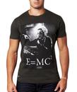 E=MC CHUNK Albert Einstein Retro Print T-shirt