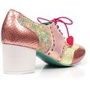 Clara Bow POETIC LICENCE Mod Brogue Heels in Pink