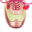 Clara Bow POETIC LICENCE Mod Brogue Heels in Pink