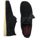 Ashton CLARKS ORIGINALS Mens Mod Suede Shoes BLACK