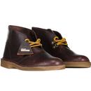 Clarks Originals Burgundy Leather DSRTBoot Hiker 