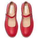 Desert Jane Clarks Originals Red Mary-Jane Shoes