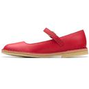 Desert Jane Clarks Originals Red Mary-Jane Shoes