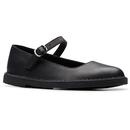 Clarks Originals Desert Jane Women's Mary Jane Shoes in Black Leather 26180450