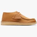 Desert Nomad Mid Tan Leather Shoes by Clarks Originals