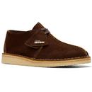 Clarks Originals Desert Trek Suede Shoes in Brown/Chestnut 26180655