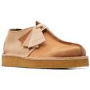 Clarks Originals Desert Trek Shoes in Light Tan Combi 26170137