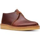 CLARKS ORIGINALS Desert Trek 60s Mod Tan Leather Shoes
