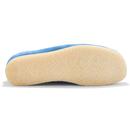 Wallabee Clarks Originals Retro Blue Suede Shoes