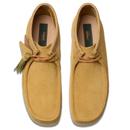 Clarks Originals Golden Tan Suede Wallabee Boots