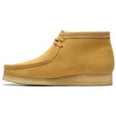 Clarks Originals Golden Tan Suede Wallabee Boots