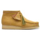 Clarks Originals Golden Tan Suede Wallabee Boots