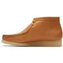 Clarks Originals Mid Tan Leather Wallabee Boots