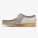 Wallabee Clarks Originals Grey/White Suede Shoes  
