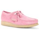 Clarks Originals Women's Wallabee Shoes in Candy Pink Suede 26183809 Main Photo