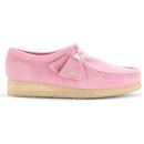 Wallabee Clarks Originals Candy Pink Suede Shoes