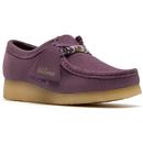 Clarks Originals Women's Wallabee Shoes inPurple Suede 26183775 Main Photo