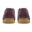Wallabee Clarks Originals 60s Plum Suede Shoes