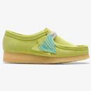 Clarks Originals Wallabee Suede Shoes in Pale Lime 26175670
