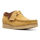 Clarks Originals Wallabee Yellow Suede Mod Shoes 26170536
