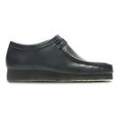 Clarks Originals Wallabee Men's Mod Black Leather Moccasin Shoes