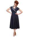 Yoshima COLLECTIF Vintage 1950s Style Swing Dress