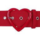 Adore COLLECTIF Retro 50s Heart Buckle Red Belt 